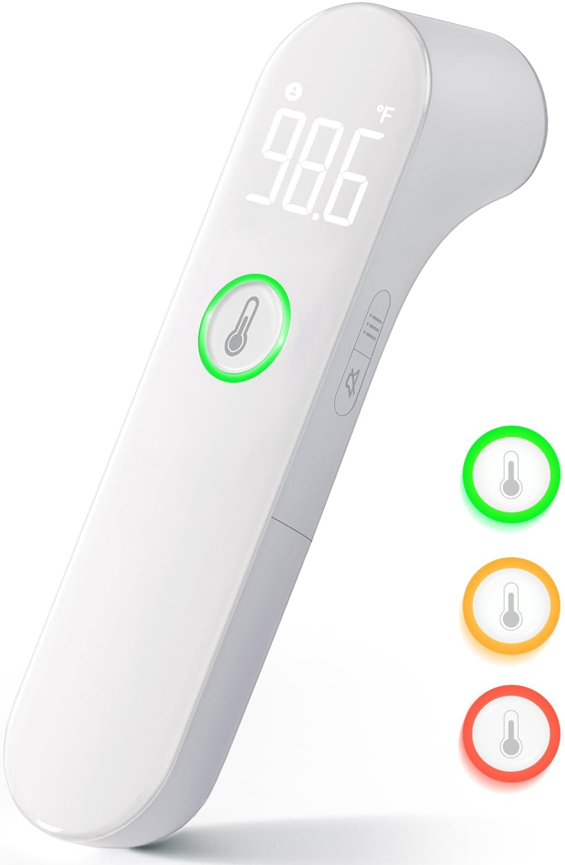 Viproud Termometro digital para fiebre para bebés, niños y adultos (transparente)