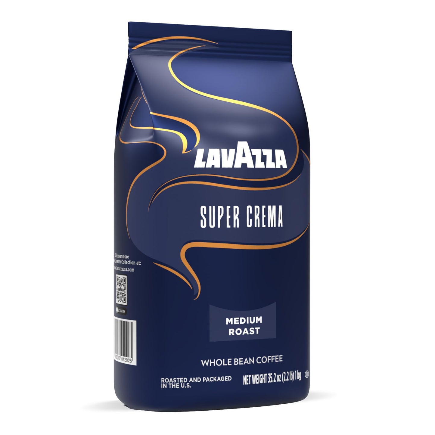 Lavazza Espresso Super Crema, Café de Grano Tostado, 1000 g
