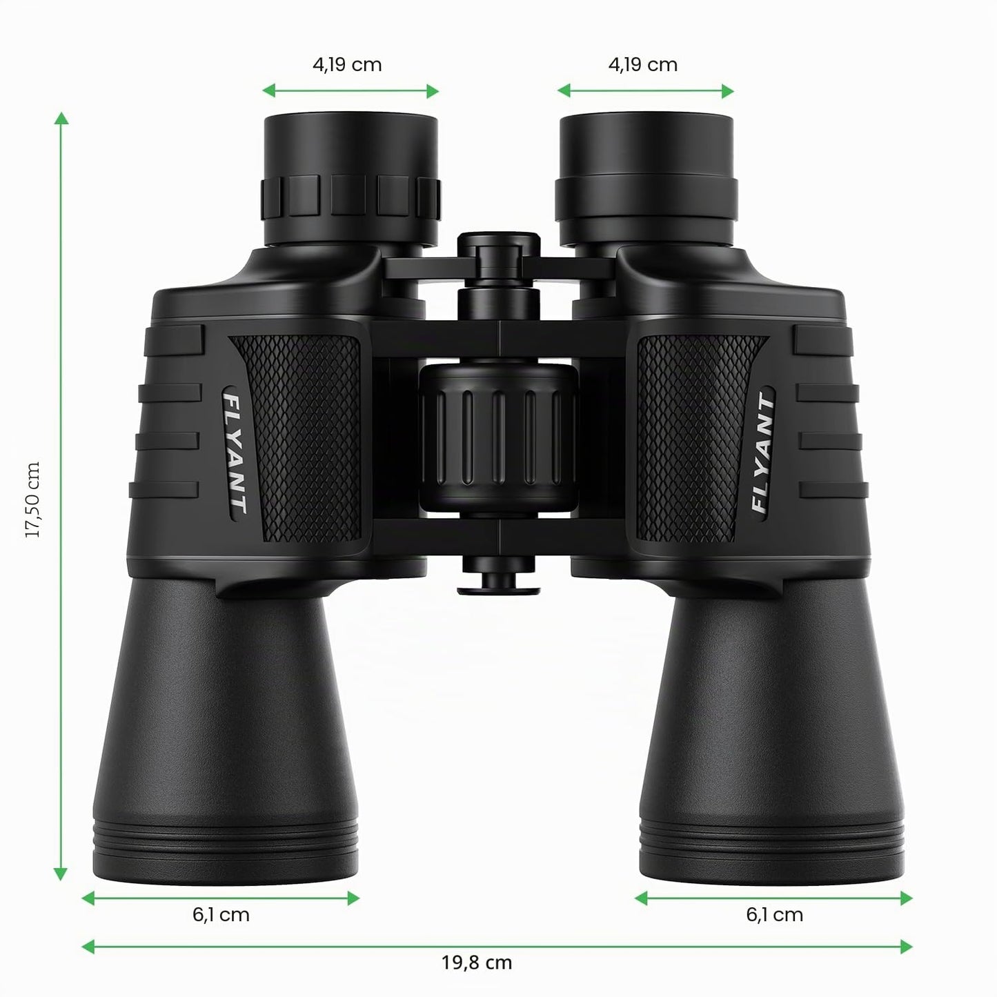 Prismáticos de alta potencia de 20 x 50 para adultos, impermeables, compactos, con visión de poca luz, para observación de aves, caza, juegos de fútbol, viajes, observación de estrellas, crucero con