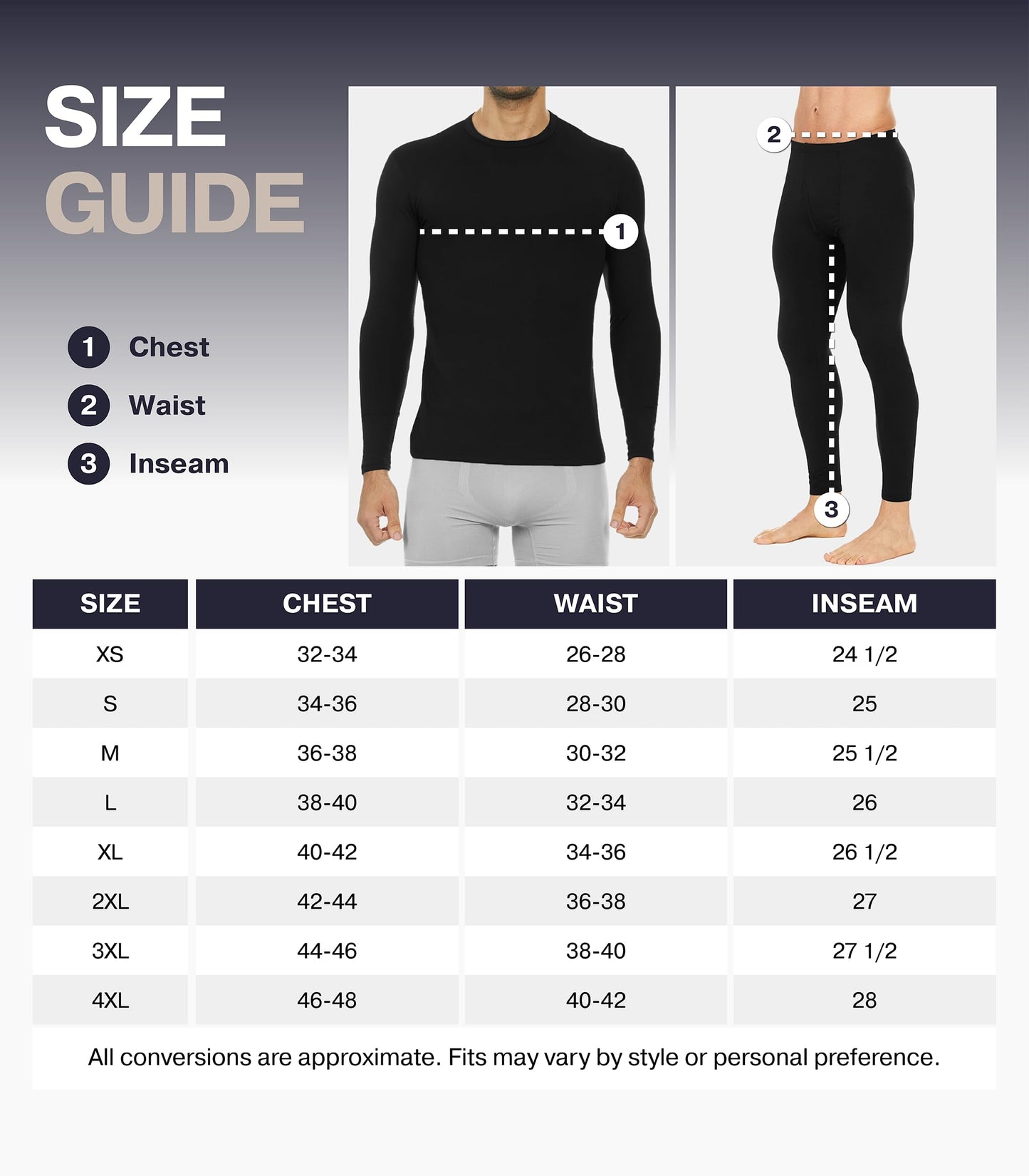 Moet Fashion Hombres Ropa Interior térmica Suave con Negro Grande del paño Grueso y Suave