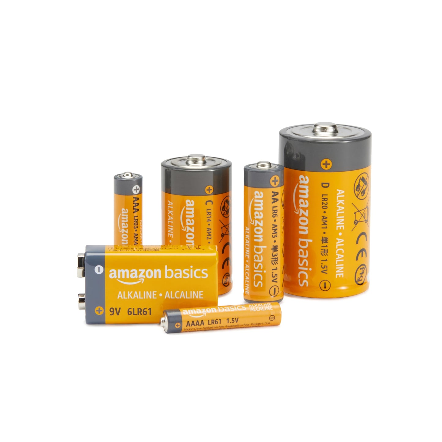 Amazon Basics - Paquete de 20 pilas alcalinas AAA de alto rendimiento, 1,5 voltios, vida útil de 10 años