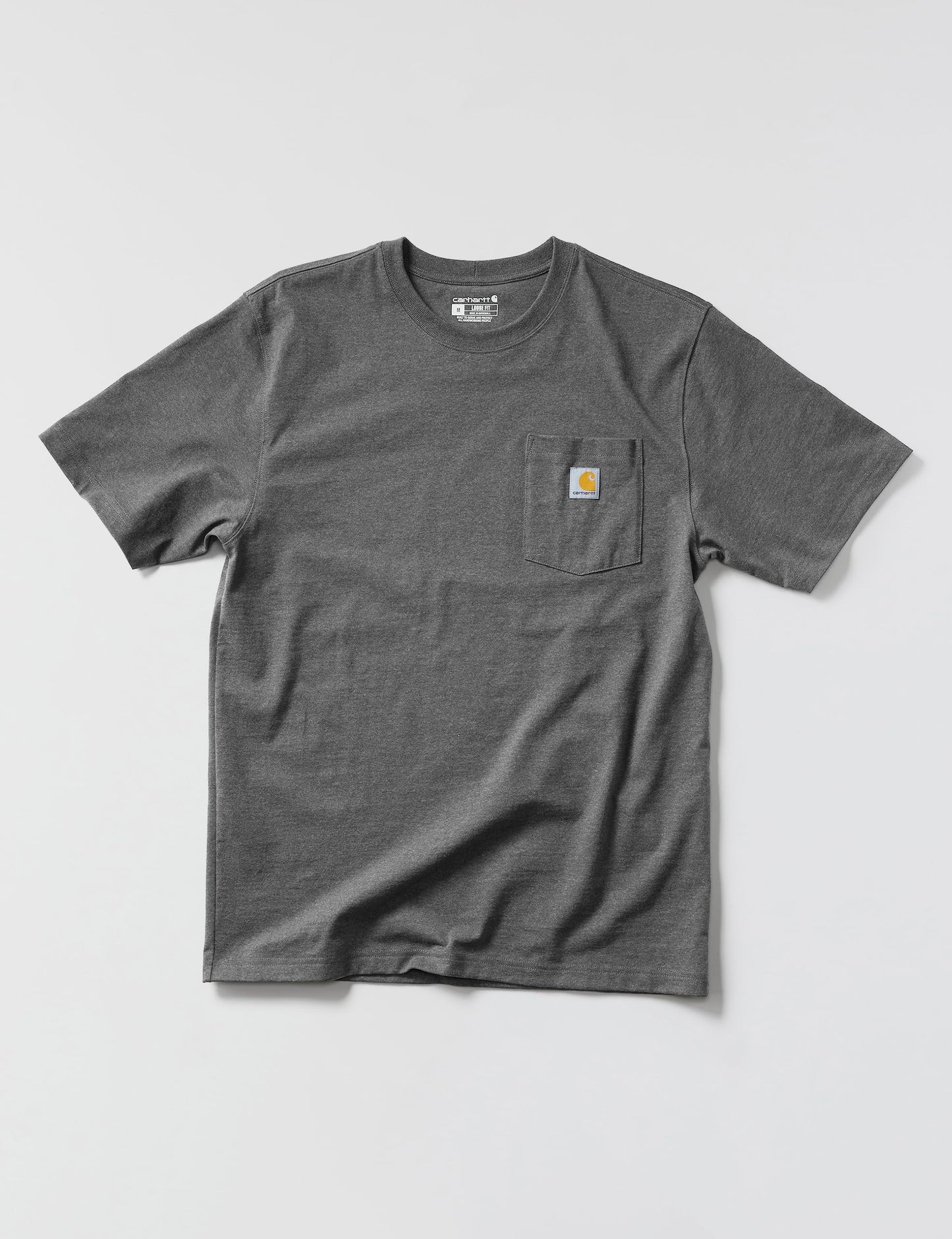 Visit The Carhartt Store Work Wear Pocket Short-Sleeve Camiseta para Hombre Carbonio Heather XL