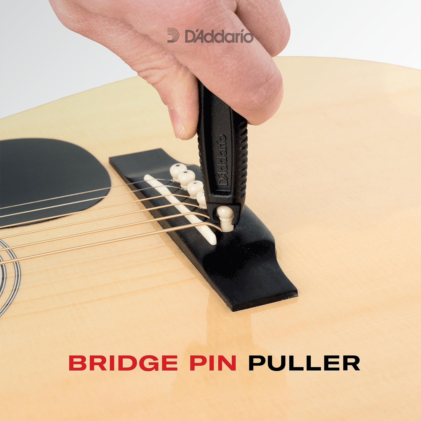 D'Addario Pro-Winder Enrollador de cuerdas de guitarra, cortador y extractor de clavijas de puente, herramienta todo en uno para encordar guitarras, negro