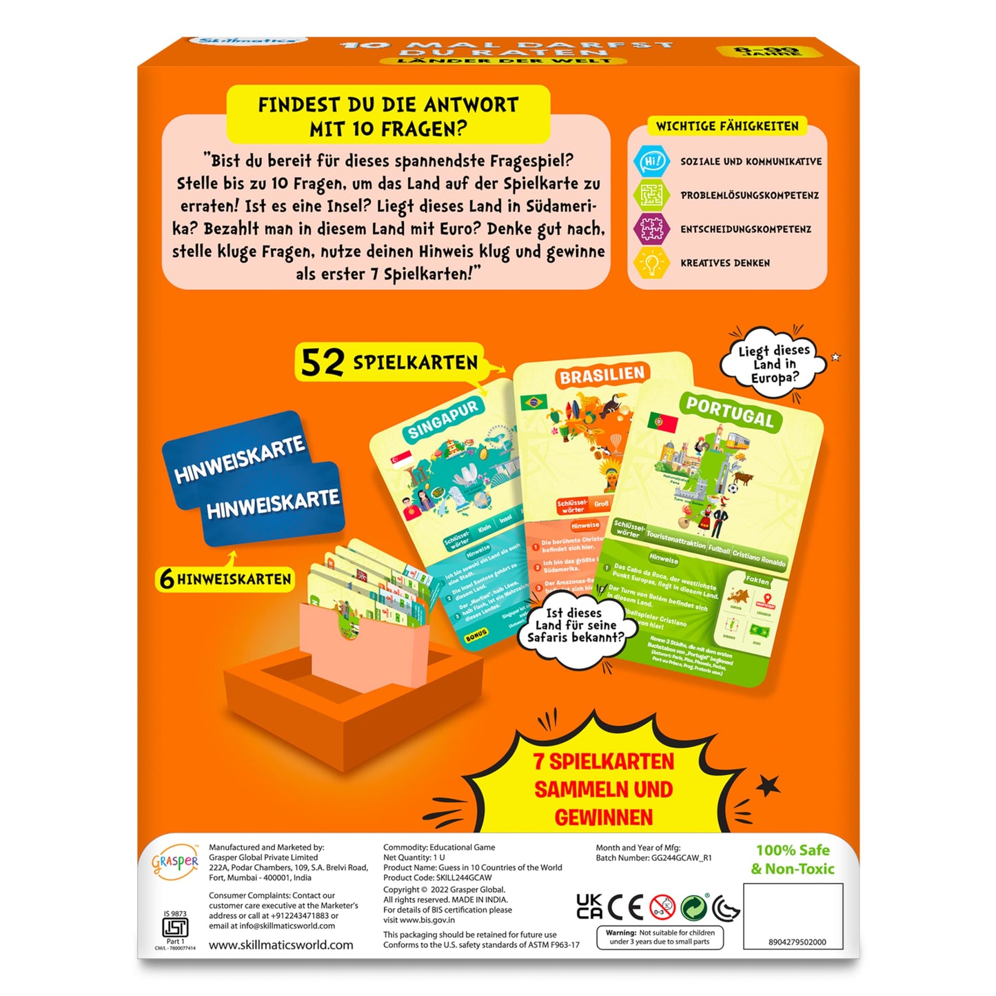 Skillmatics Guess in 10 Animals Megapack, perfecto para niños, niñas, niños, adolescentes, adultos que aman los juegos de cartas de animales, trivia, juegos de viaje, regalos para edades de 6, 7, 8,