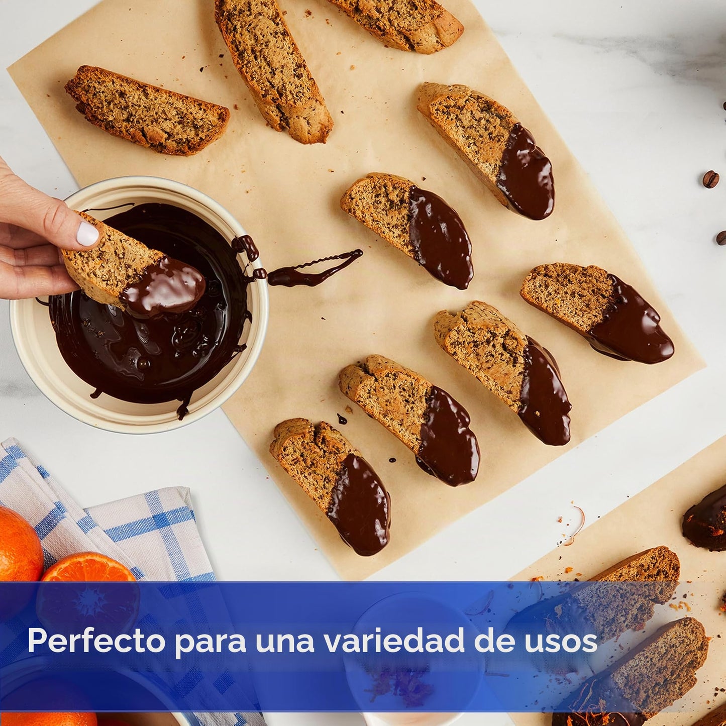 Reynolds Kitchens Papel de pergamino sin blanquear | Papel para hornear compostable | Paquete de 1 rollo, 304 mm x 13,7 m