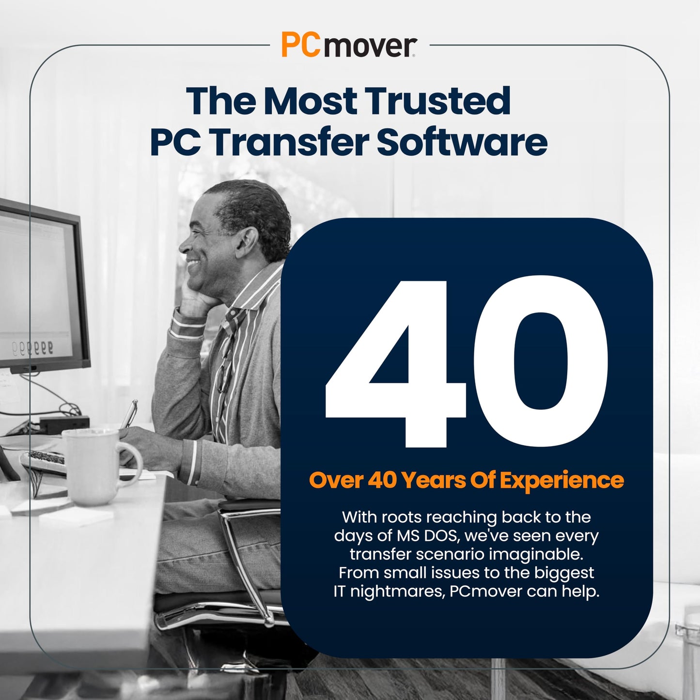 Laplink PCmover Ultimate 11 with Ethernet Cable (1 Use) - The easiest way to move to a new PC!