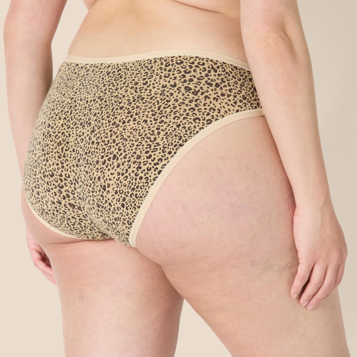 Amazon Essentials Braguita de Bikini de algodón (Disponible en Tallas Grandes) Mujer, Pack de 6, Estampado de Animales/Leopardo/Multicolor/Rayas, 44