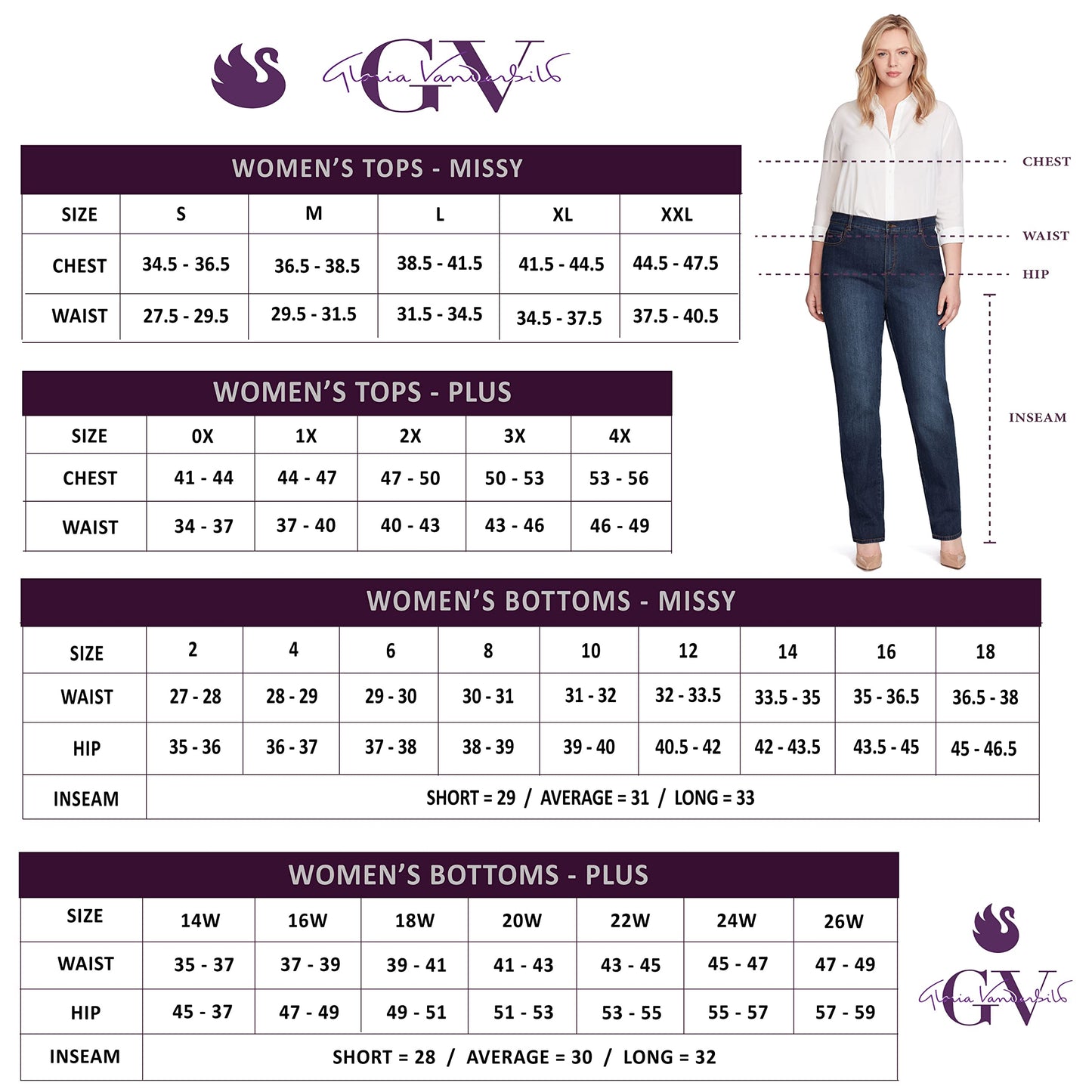 Gloria Vanderbilt Women's Amanda Classic Tapered Jean