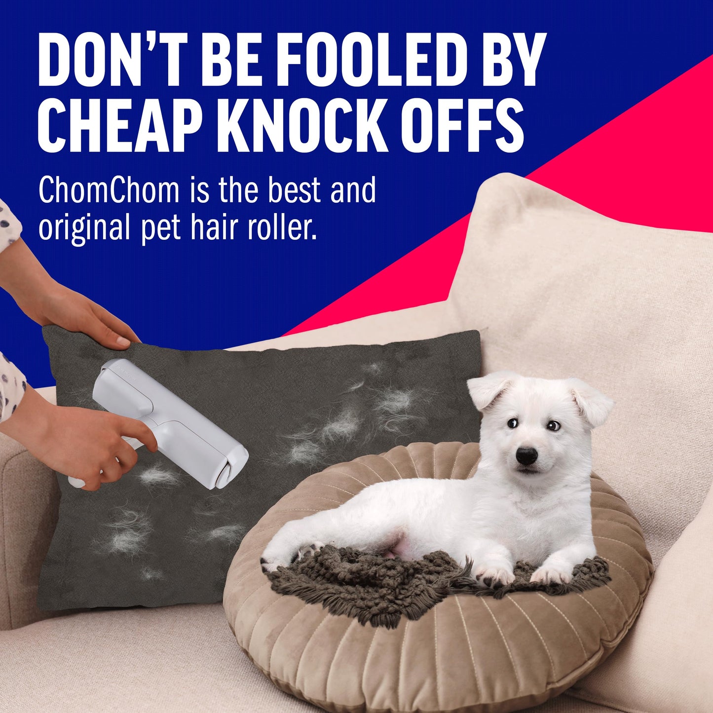 ChomChom Roller removedor de Pelo de Perro, removedor de Pelo de Gato, removedor de Pelo de Mascotas