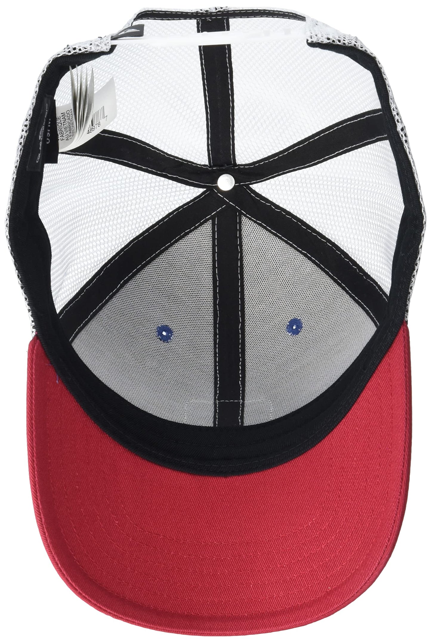Quiksilver Sombrero de camionero Easy Does It para hombre, Azul Marino, talla única