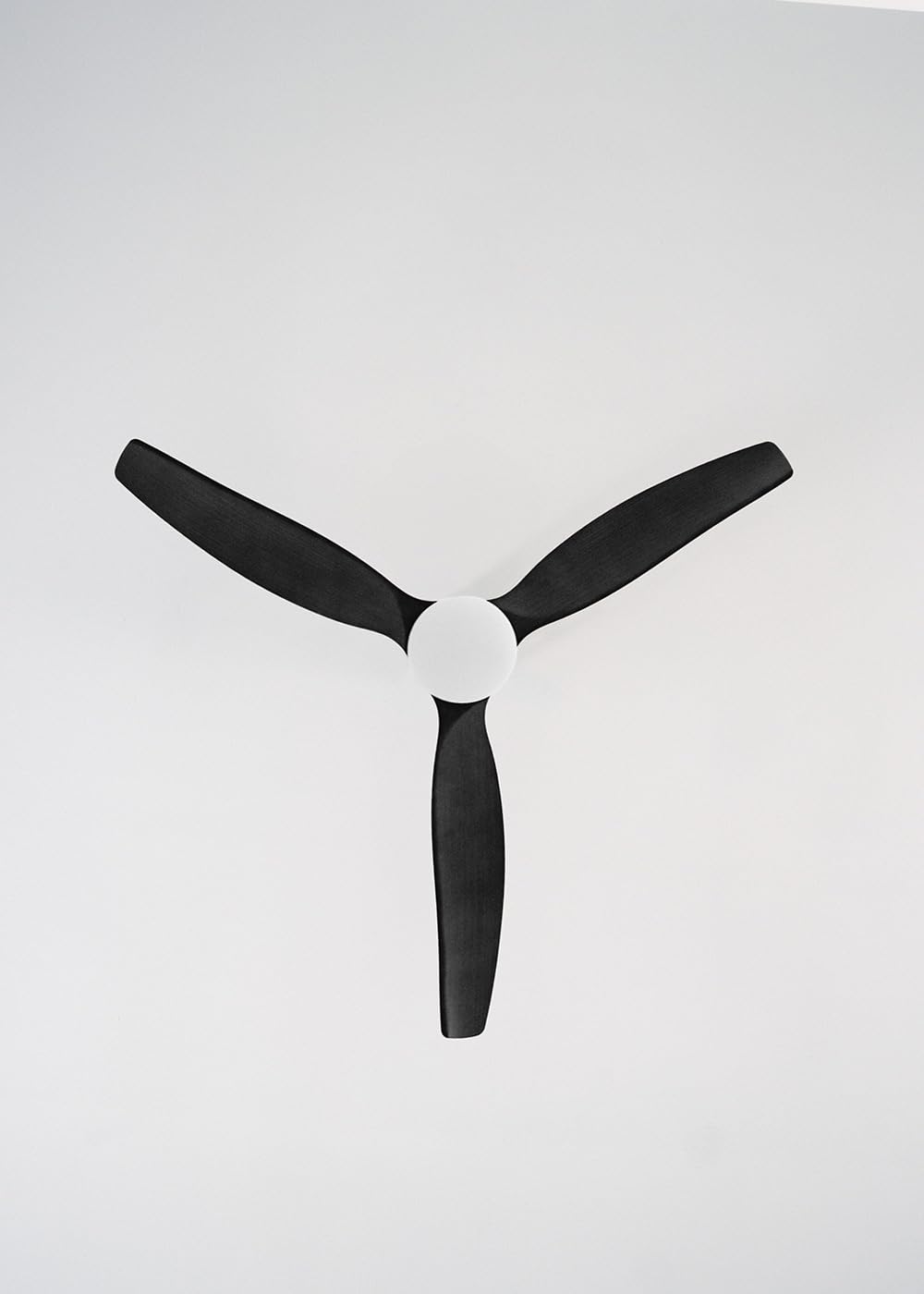 CREATE / WINDCALM/Ventilador de techo ABS con luz negro con Wifi y mando / 40W, Silencioso, Ø132 cm, 6 velocidades, 3 temperaturas de luz, temporizador, función verano-invierno