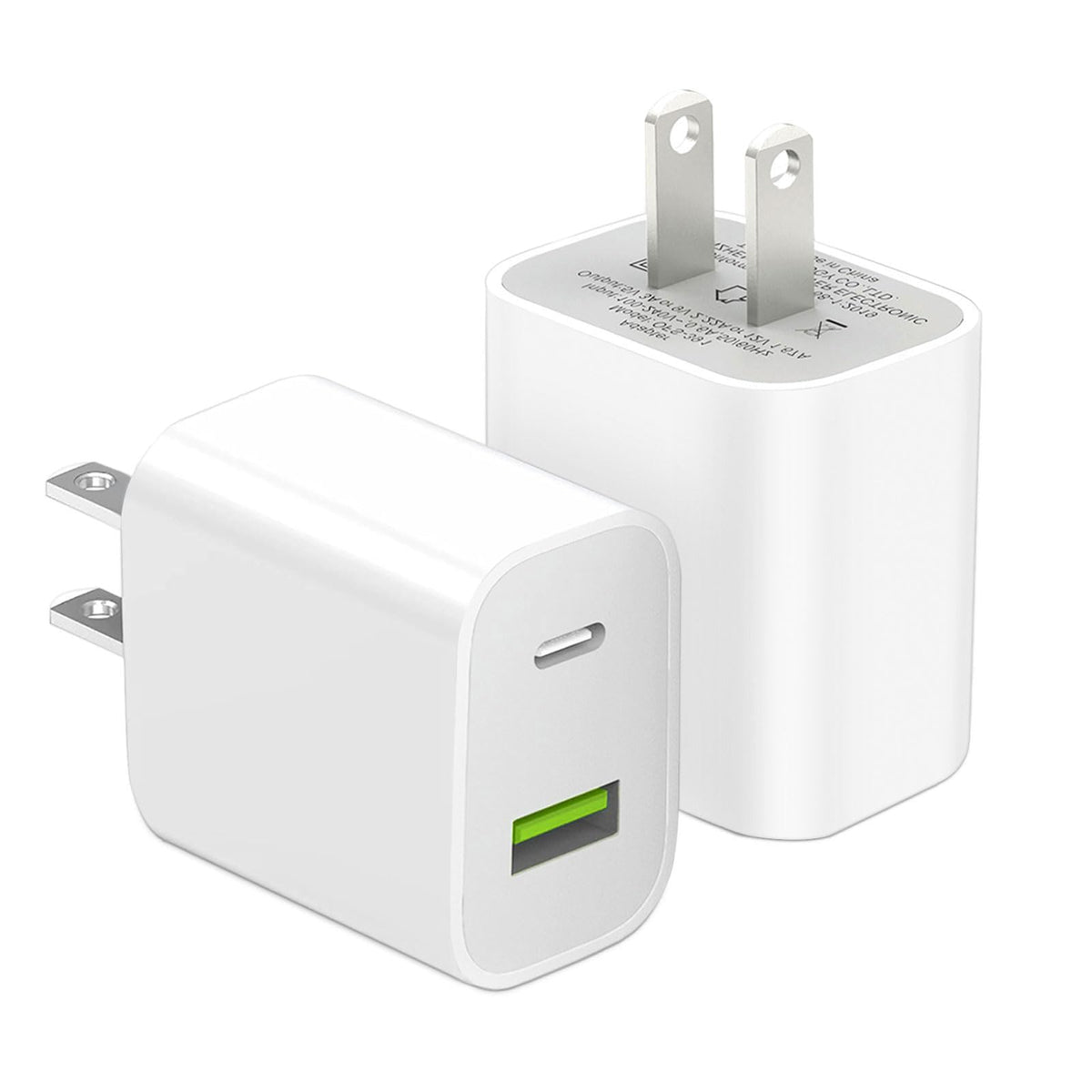 VNUUUXO 2 bloques de carga, puerto USB dual con fuente de alimentación