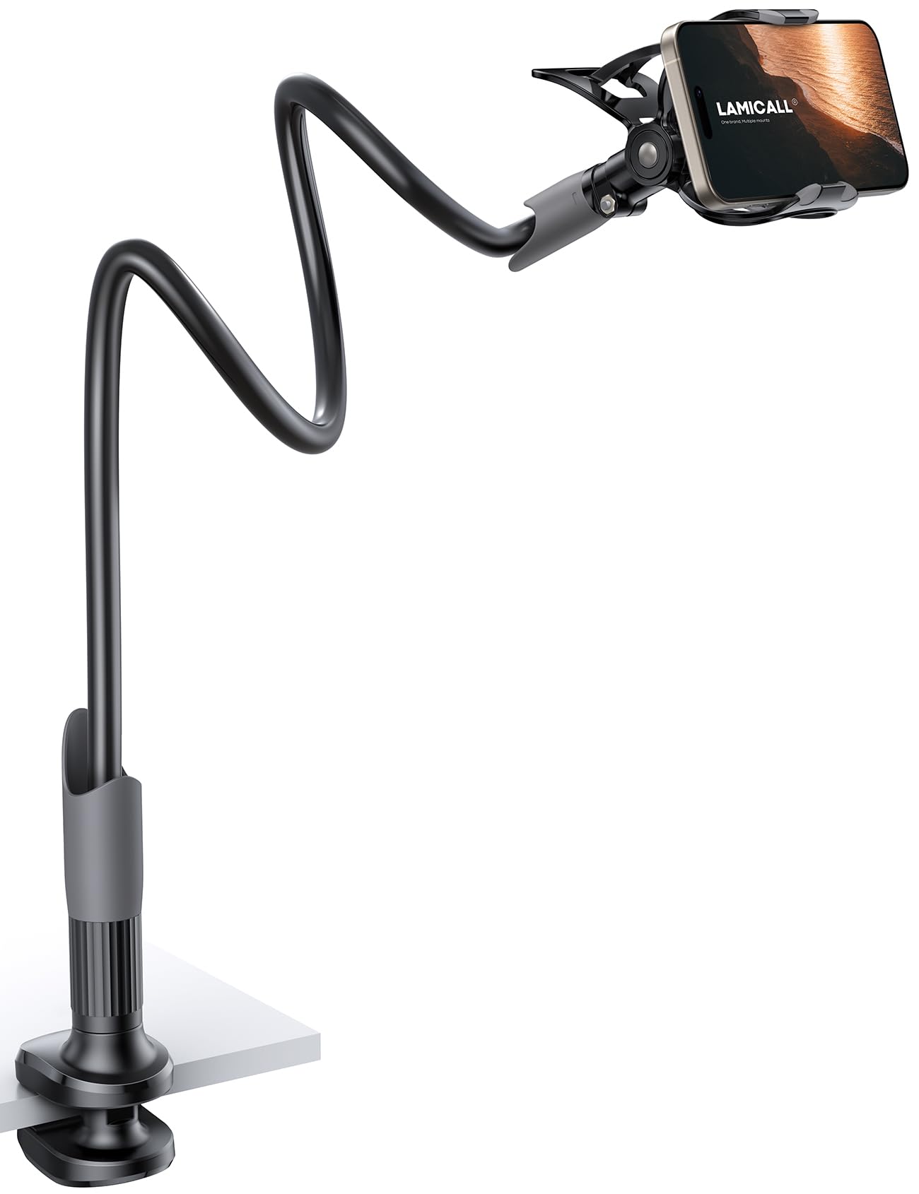 Lamicall Soporte de Clip para teléfono Celular para Cama