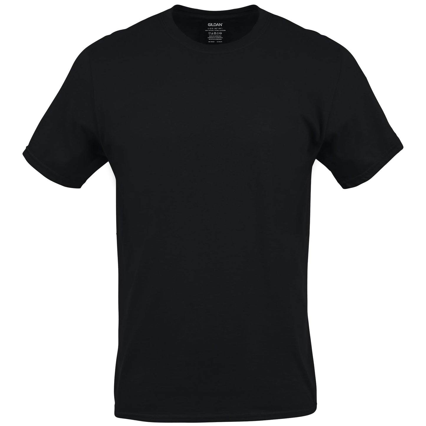Gildan - Camiseta para Hombre, Estilo G1100 (Paquete de Varias Unidades), Negro (6 Unidades), X-Large