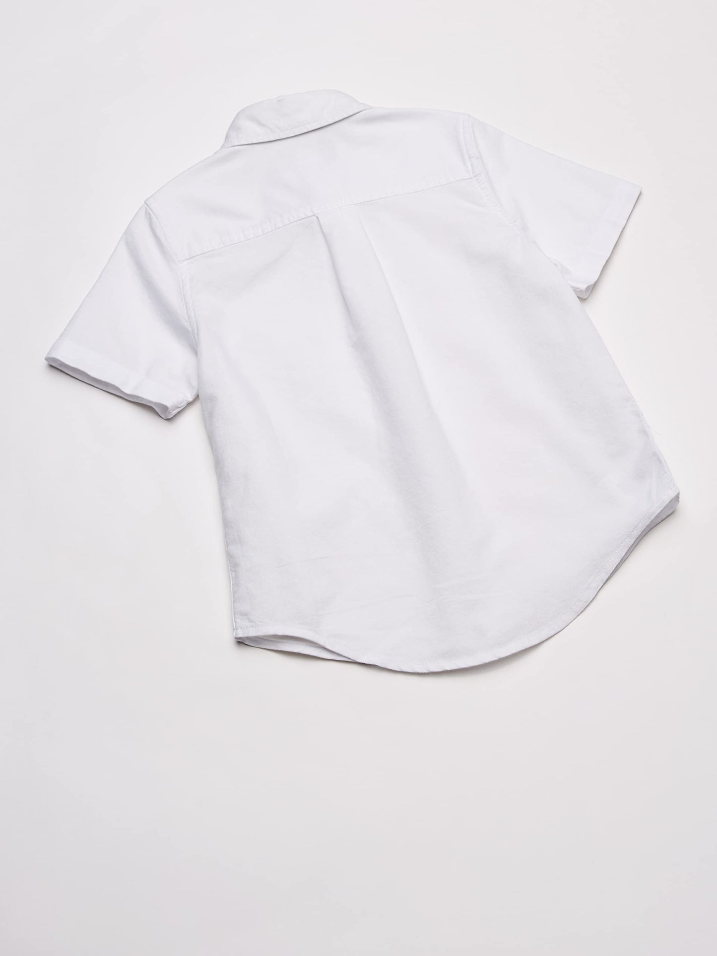 The Children's Place - Camiseta de manga corta con botones Oxford para bebé y niño pequeño - blanco - 24 meses