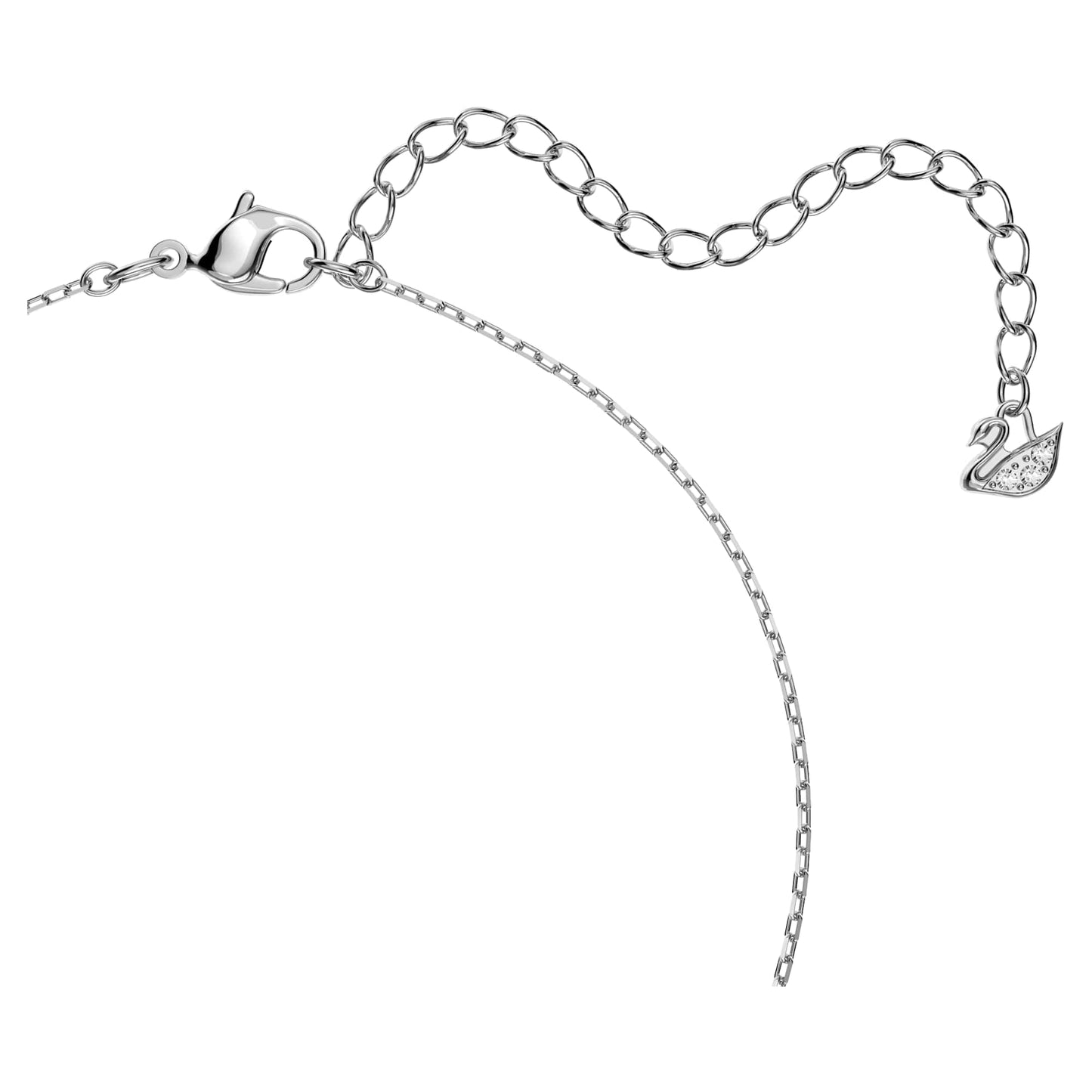 Swarovski Collar Swarovski Sparkling Dance, Talla redonda, Blanco, Baño de rodio