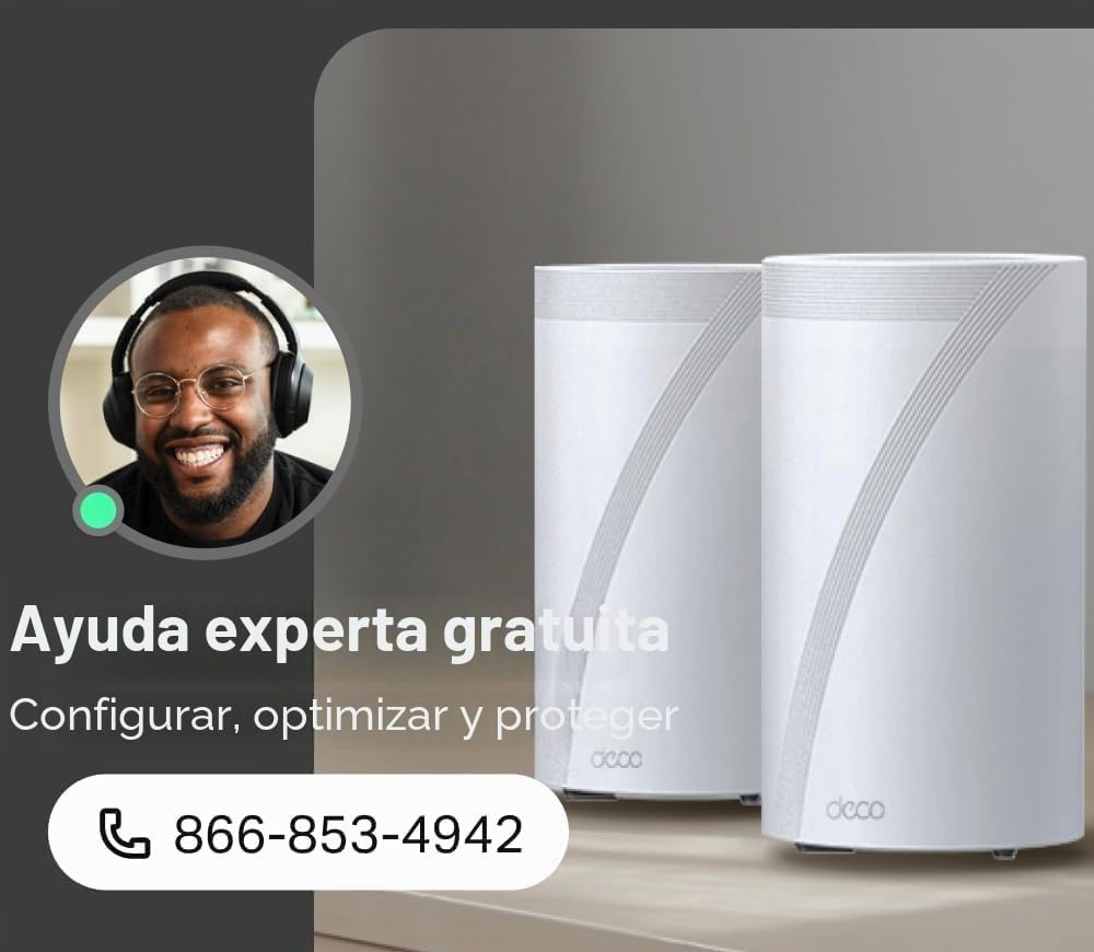 TP-Link Deco BE63 Tri-Band WiFi 7 BE10000 Whole Home Mesh System - 6-Stream 10 Gbps, 4x2.5G Ports Wired Backhaul, 4X Smart Internal Antennas, VPN, MU-MIMO, HomeShield, Free Expert Support (3-Pack)