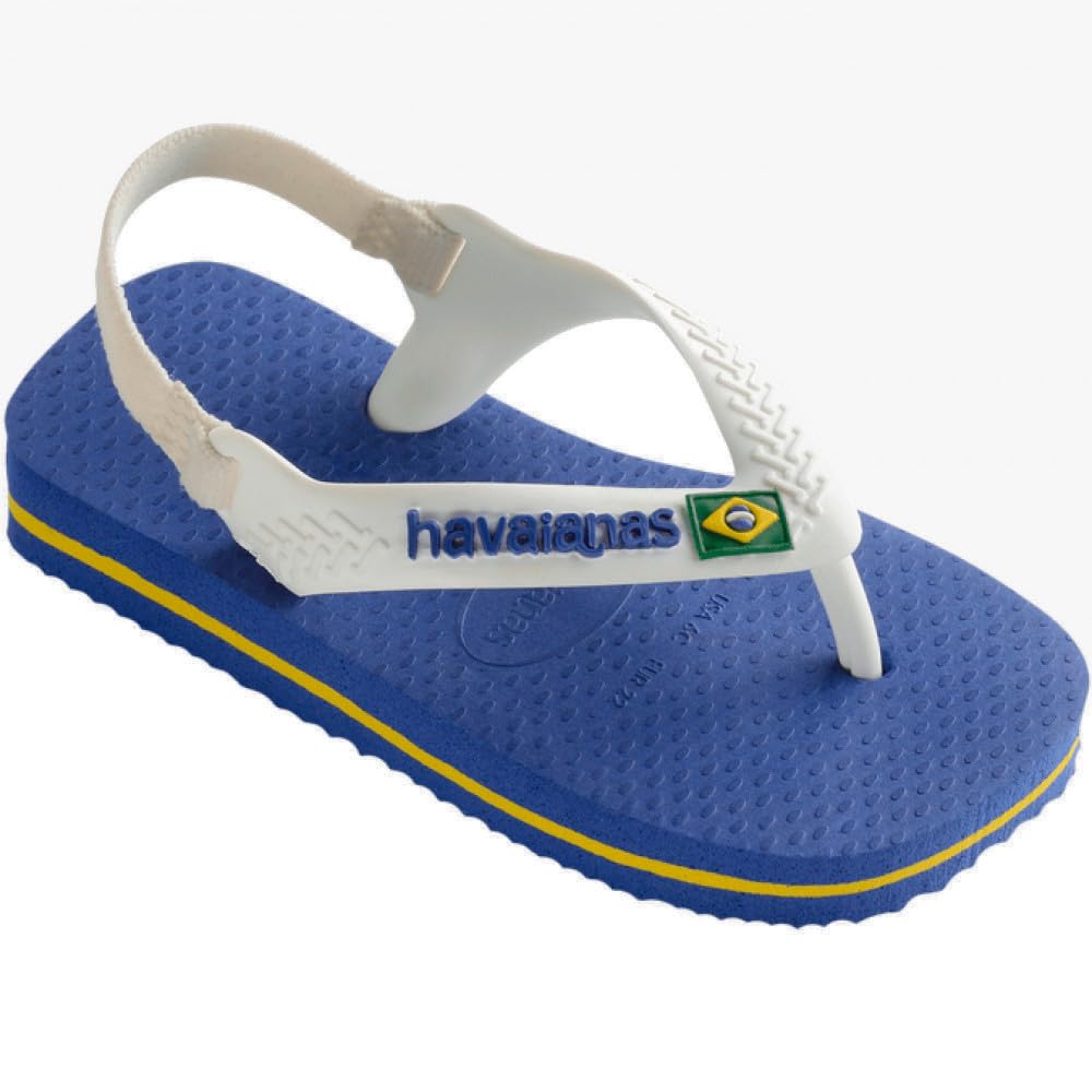 Havaianas Baby Brasil Logo II FlipFlop Unisex niños Marine Blue 25 EU