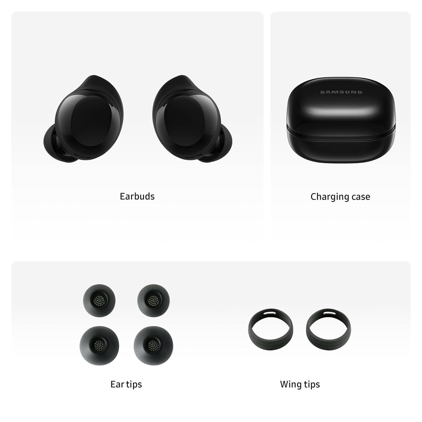 Samsung Galaxy Buds Core SM-R410 (2025) | Stock latinoamericano | Bluetooth 5.4 | Cancelación Activa de Ruido | Reproducción Continua de música de hasta 35 h - Negro