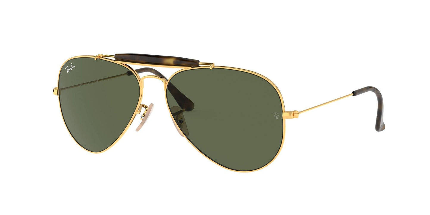 Ray-Ban RB 3029 Gafas de Sol, Gold, 62 para Hombre