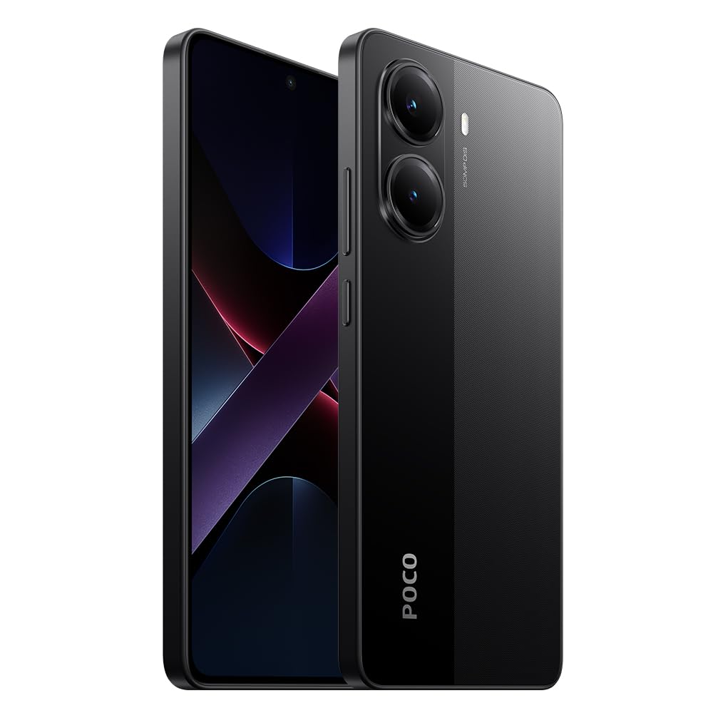 XIAOMI POCO X7 Pro - Smartphone de 12+512GB, Pantalla CrystalRes 1.5K 120Hz AMOLED, MediaTek Dimensity 8400-Ultra, Cámara de 50 MP, 90W HyperCharge, Cargador no Incluido, Negro (Versión ES)