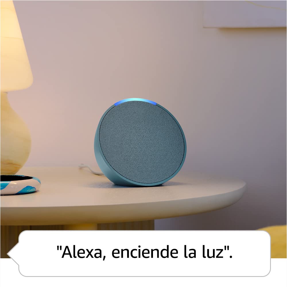 Echo Pop (Última generación) | Altavoz inteligente Bluetooth de sonido potente y compacto | Antracita, con Acceso Anticipado a Alexa+