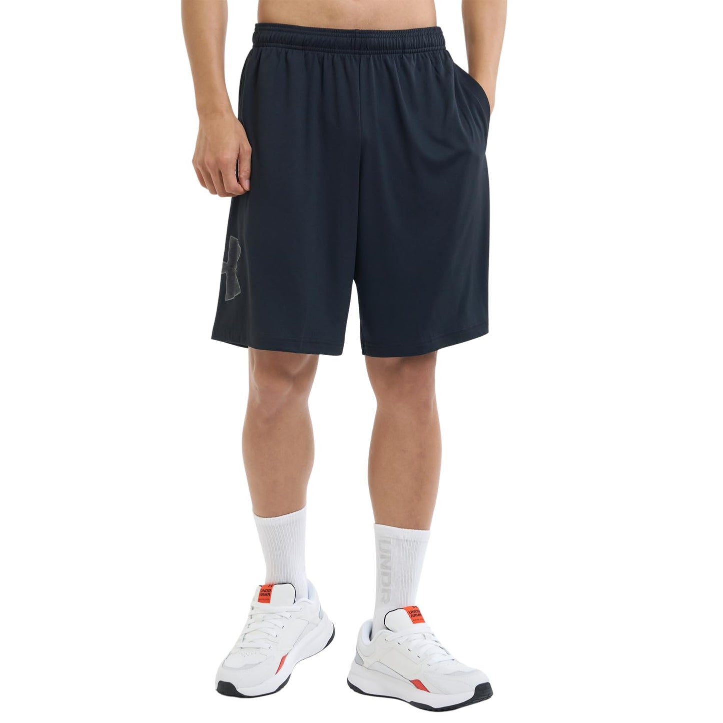 Under Armour Tech Graphic Short Pantalones cortos, Negro 03, L Hombre