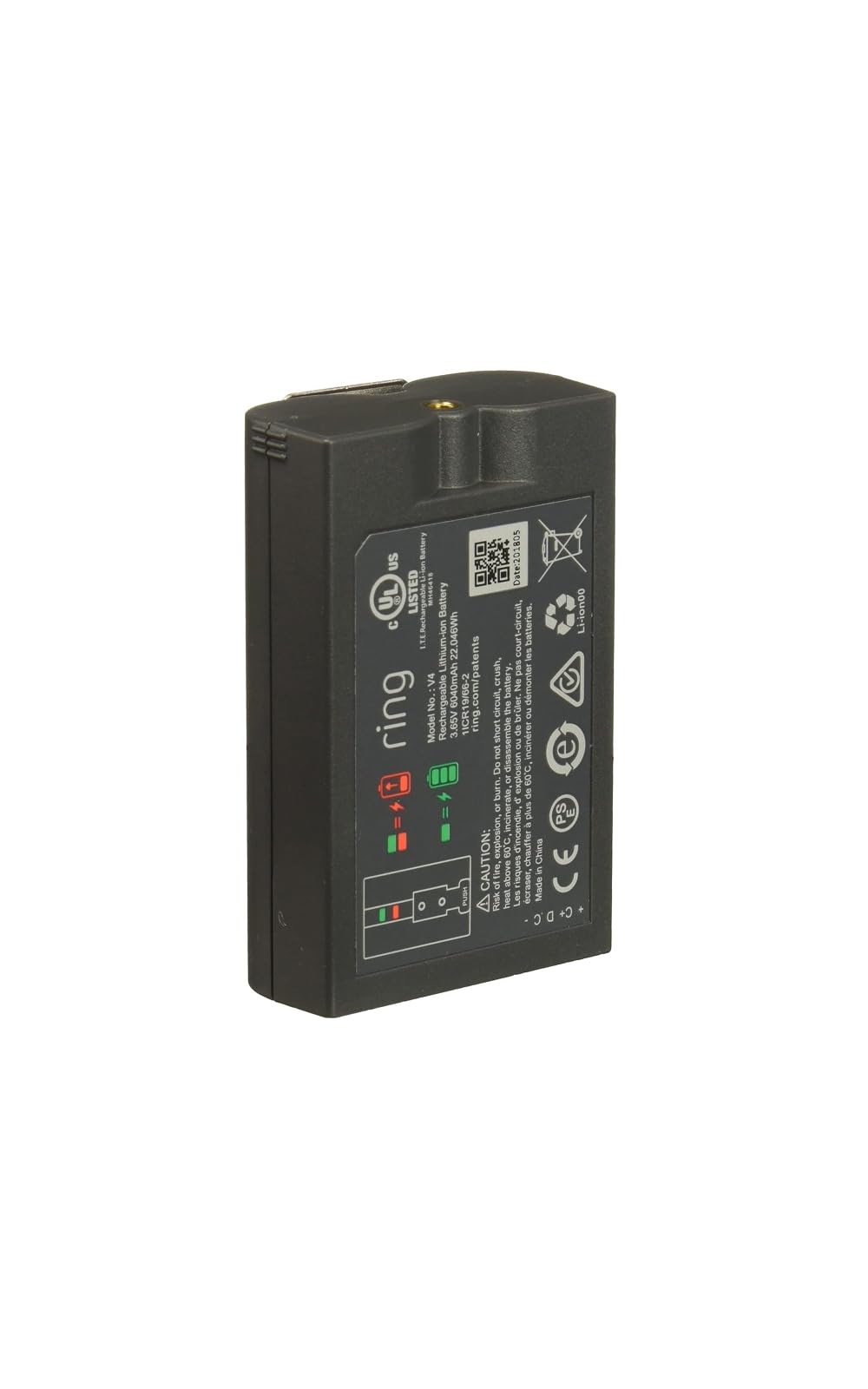 Ring Quick Release Battery - Batería Recargable para dispositivos Ring (Video Doorbell 2 y Spotlight Cam)