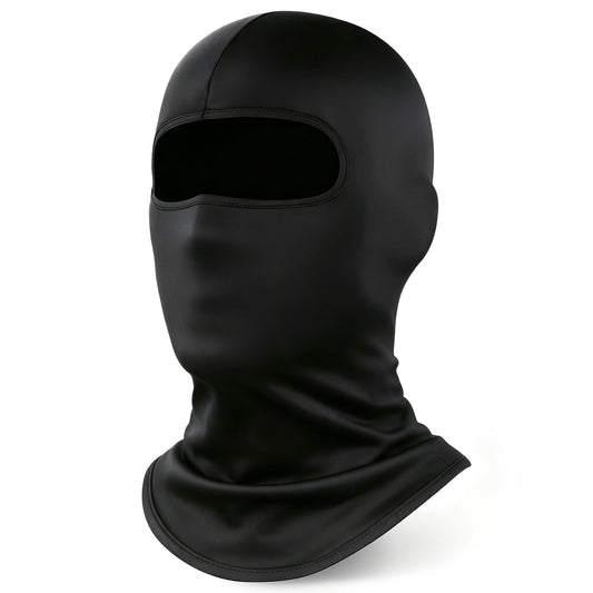 YESLIFE Máscara de esquí, máscara Facial para Hombres y Mujeres, esquí, Snowboard, Motocicleta, protección UV y protección contra el Viento, Negro -, Talla única