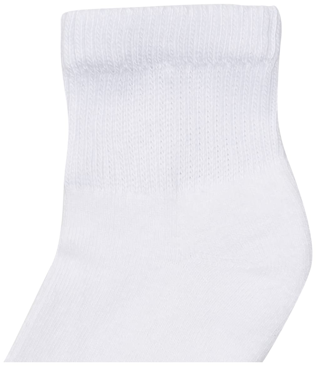 Hanes ?ltimo tobillo de mujer, blanco, 5-9 (paquete de 6)