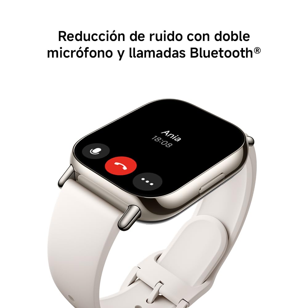 XIAOMI Redmi Watch 5 Lite, Llamadas Bluetooth, Pantalla AMOLED de 1.96 Pulgadas, Monitor de frecuencia cardíaca, 150 Modos Deportivos, hasta 18 días de autonomía, Dorado