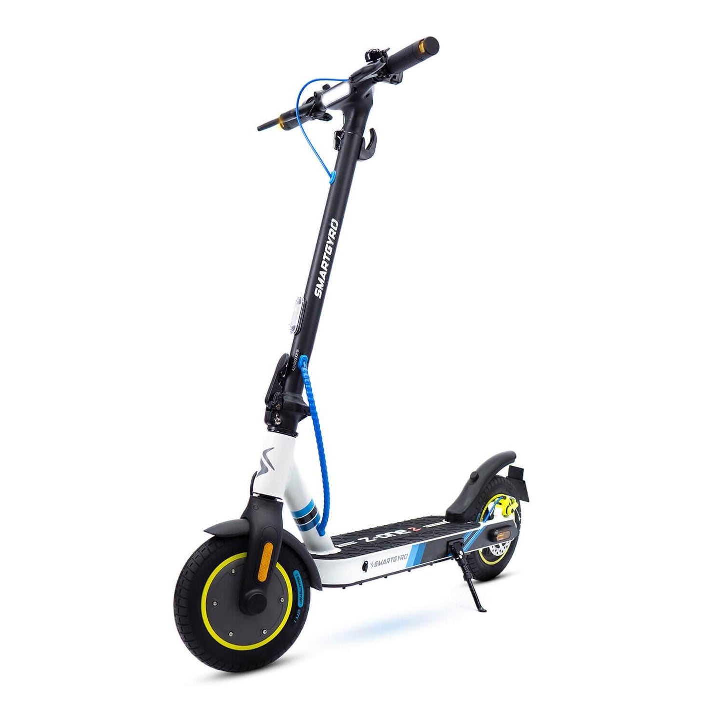 smartGyro Z-One 2 Gray Certificado - Patinete eléctrico Certificado de 36V 400W,Batería 8 Ah,hasta 30Km,Ruedas 10" Neumáticas,Triple frenada,App App Smart Core,Certificado DGT,Segunda Generación