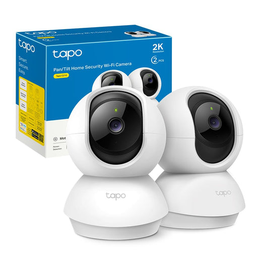 Tapo C210 Cámara IP WiFi 360° 2K, Pack de 2