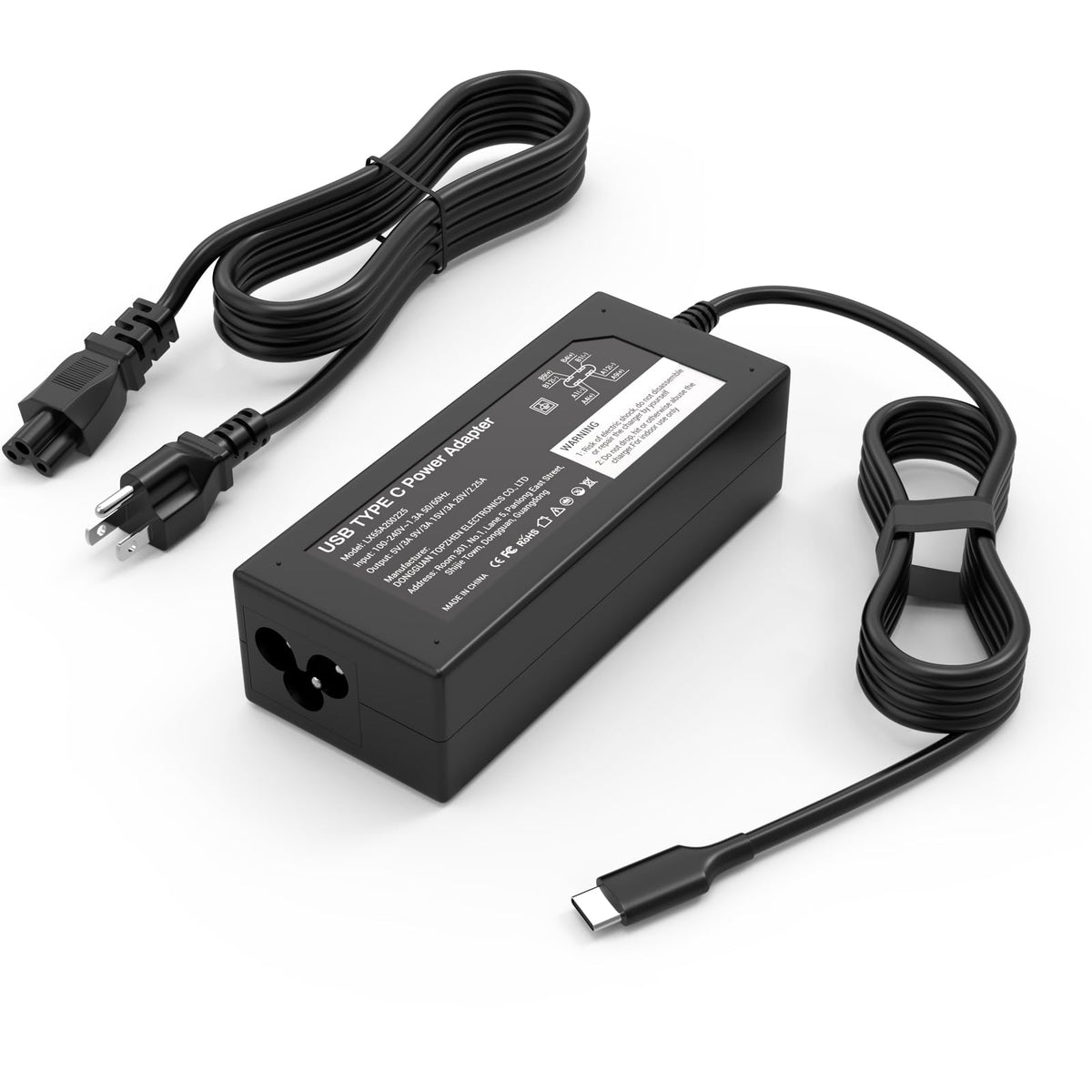 DECSZDY Cargador USB-C de 45 W compatible con HP Chromebook X360 14-ca051wm 14-ca052wm 14-ca091wm ca061dx 14-ca0061dx 14-ca060nr 14-ca020nr 14-ca043cl adaptador de fuente de alimentación