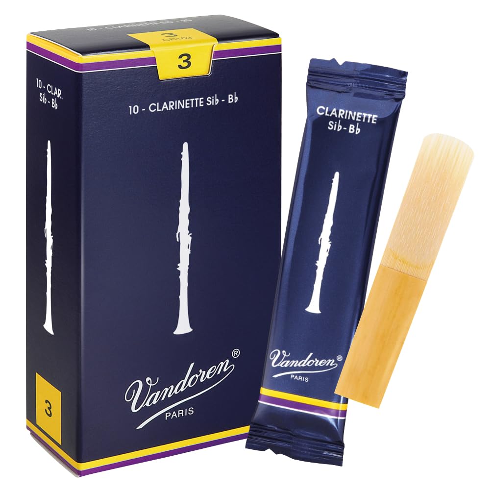 Vandoren CR103 - Caja de 10 cañas tradicional n.3 para clarinete