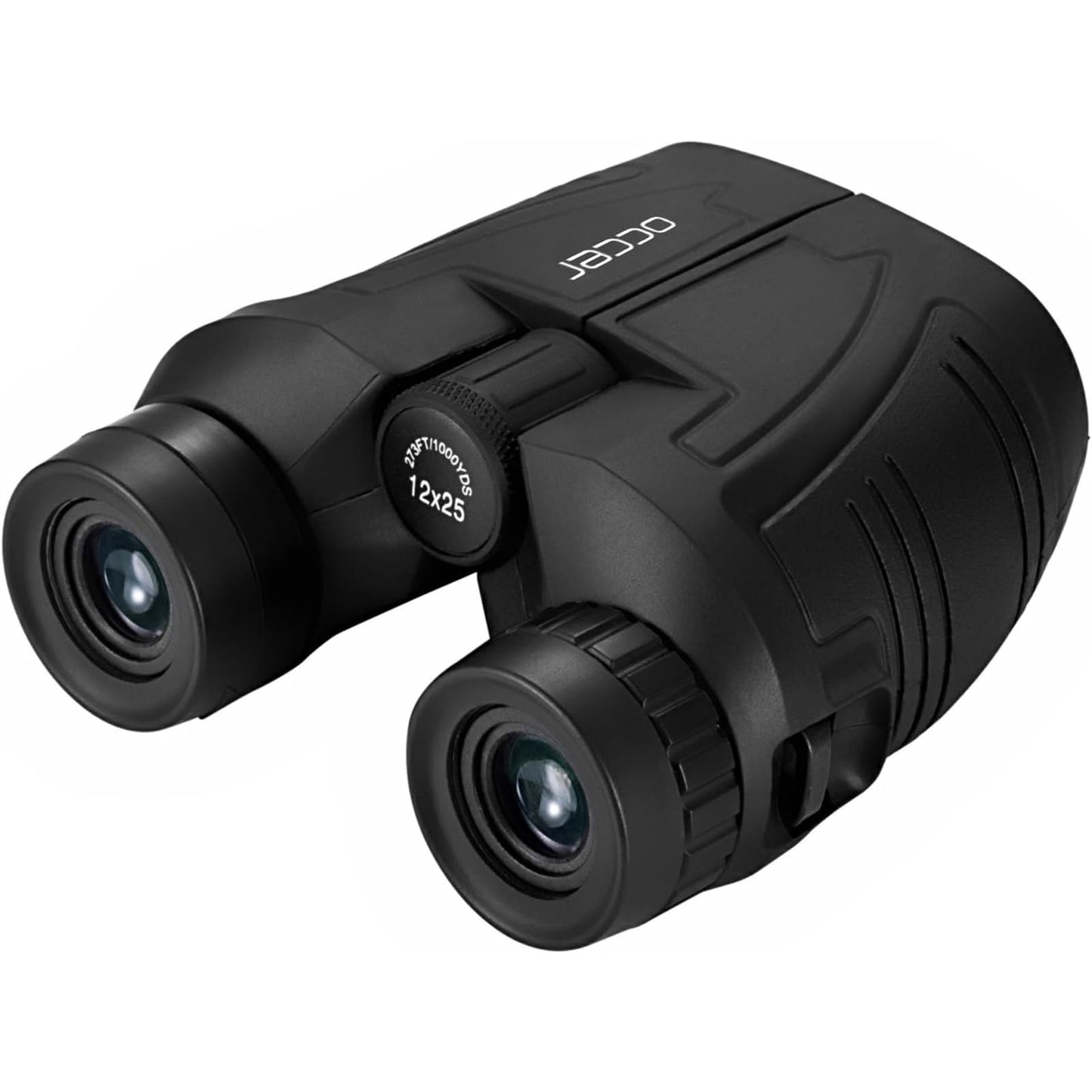 Prismáticos compactos de 12 x 25 Pulgadas con visión Nocturna con Poca luz, Gran Ocular Impermeable para Adultos y niños, prismáticos de Alta Potencia de fácil Enfoque para observación de Aves, Caza