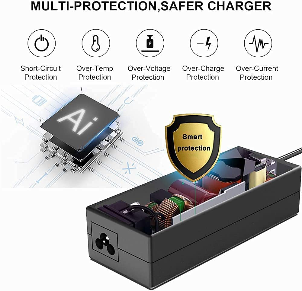 DECSZDY Cargador USB-C de 45 W compatible con HP Chromebook X360 14-ca051wm 14-ca052wm 14-ca091wm ca061dx 14-ca0061dx 14-ca060nr 14-ca020nr 14-ca043cl adaptador de fuente de alimentación