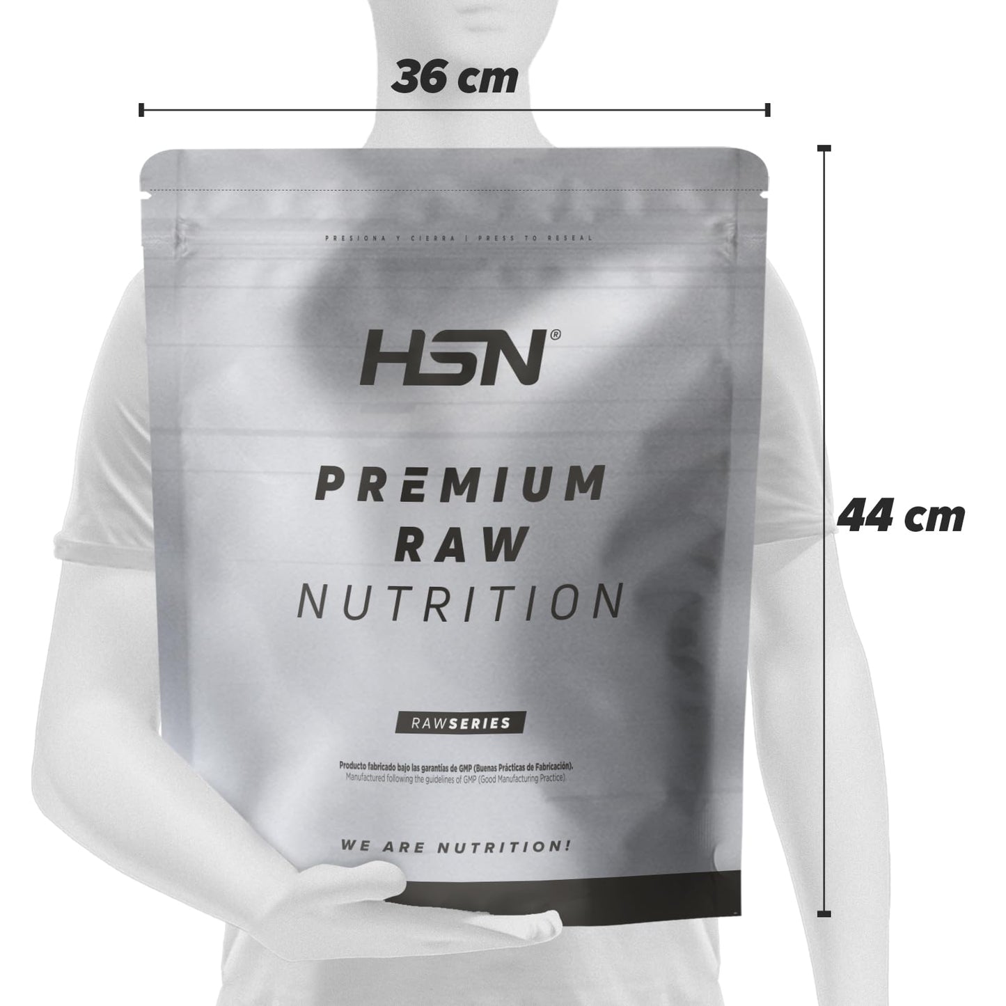 HSN 100% Whey Protein Isolate WPI Sin Sabor 2 Kg