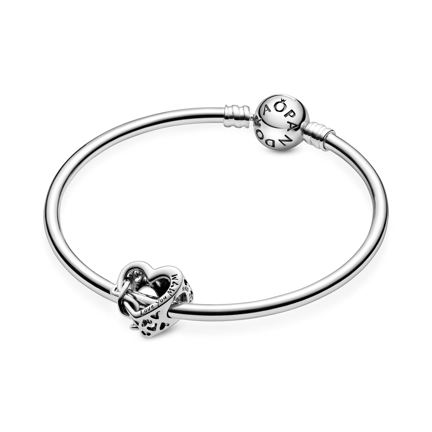 Pandora Icons Dije con diseño de corazón y símbolo de infinito de plata de ley