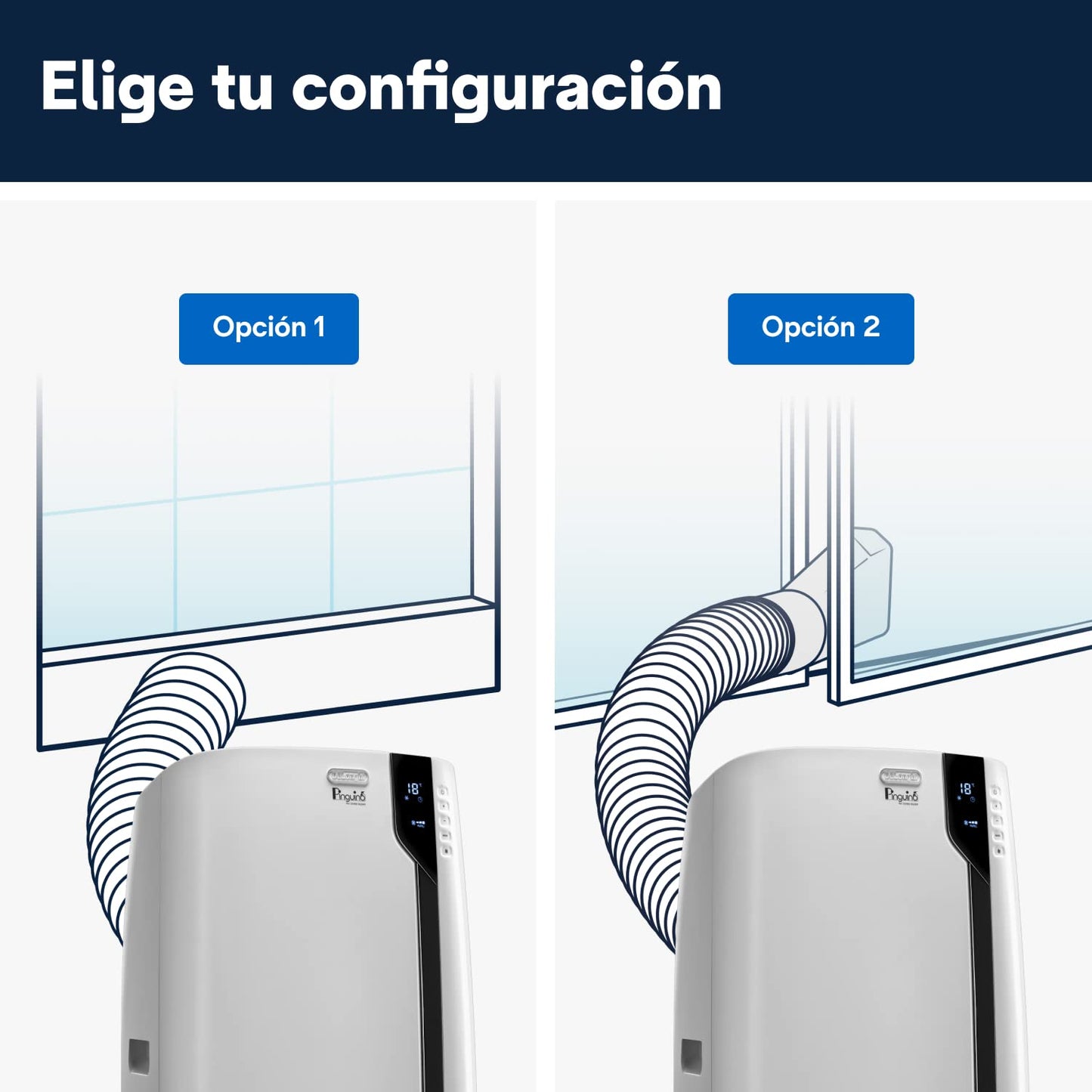 Delonghi aire acondicionado móvil monobloc 2500w 25m2 pac ex100 silent