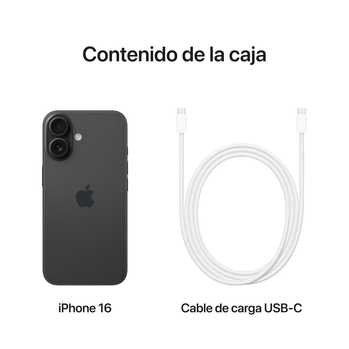 Apple iPhone 16 de 128 GB: Smartphone 5G con Control de Cámara, Chip A18 y un subidón en autonomía. Compatible con los AirPods; Negro