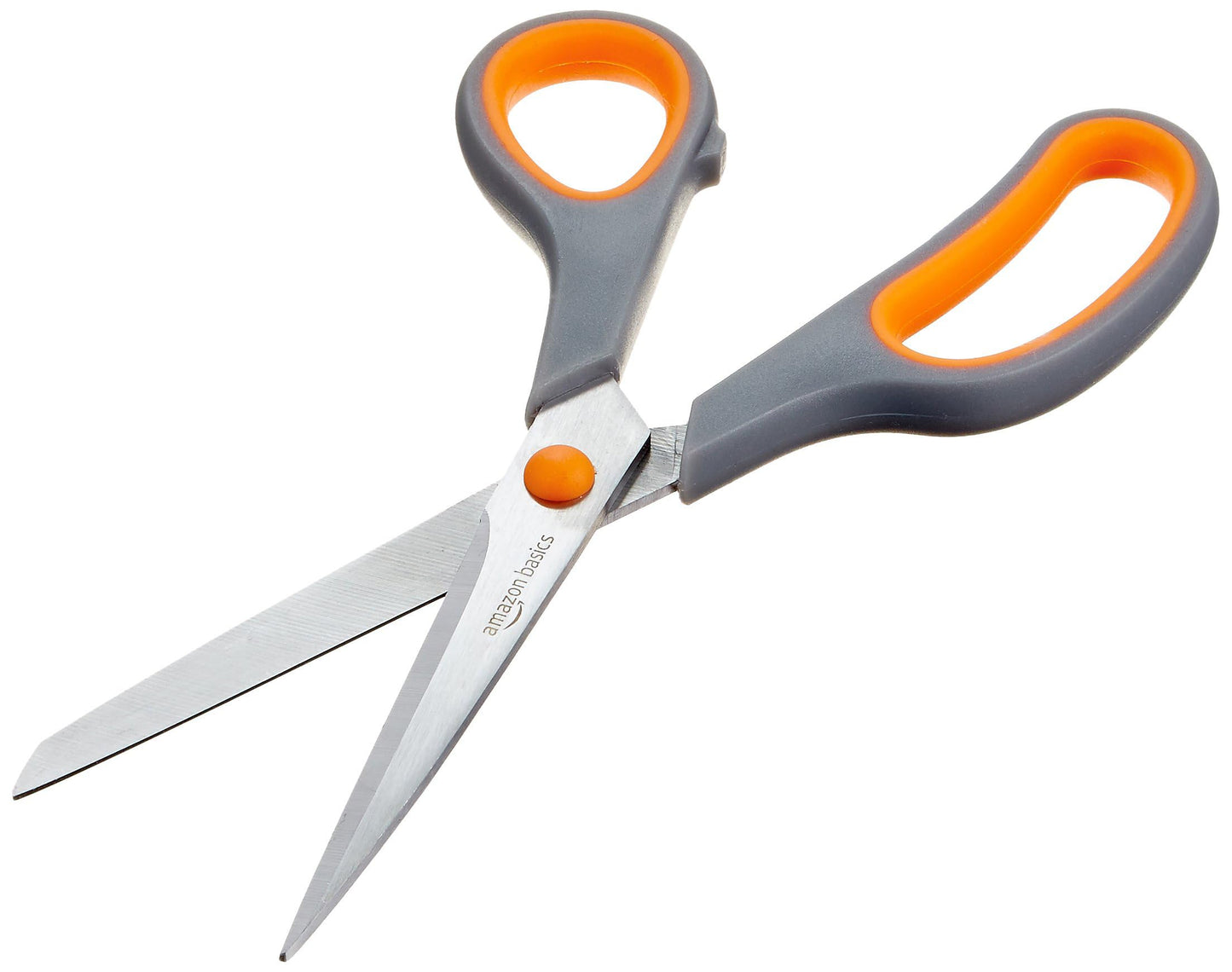 Amazon Basics Tijeras de acero inoxidable, cómodas, multifuncionales, multiusos, recubiertas de PVD, paquete de 3, oficina, hogar, cocina, multicolor
