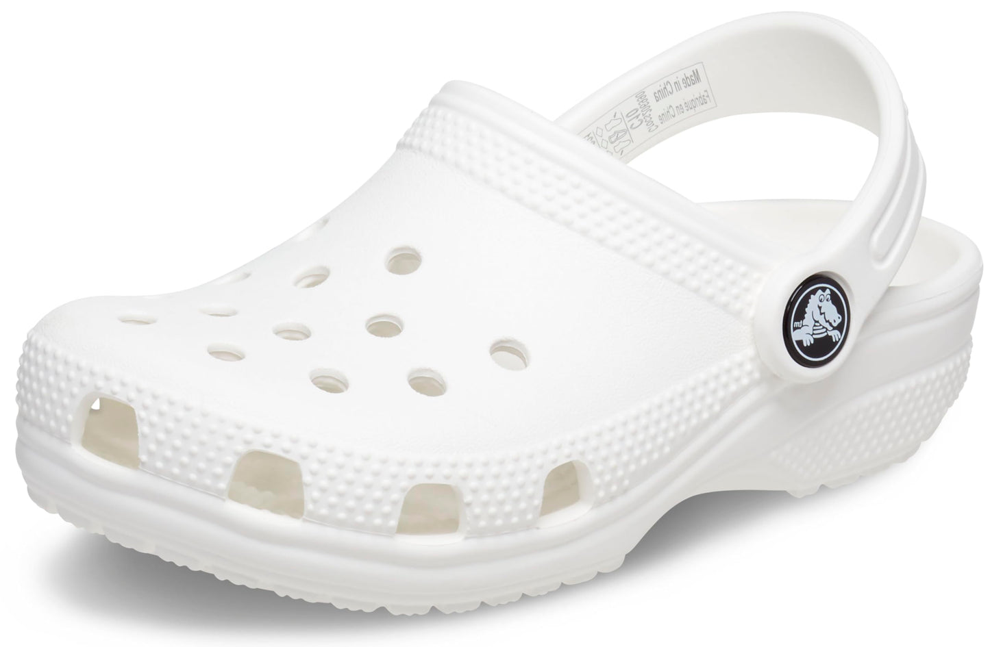 Crocs Classic Clog K Zuecos Unisex niños, Blanco, 36/37 EU