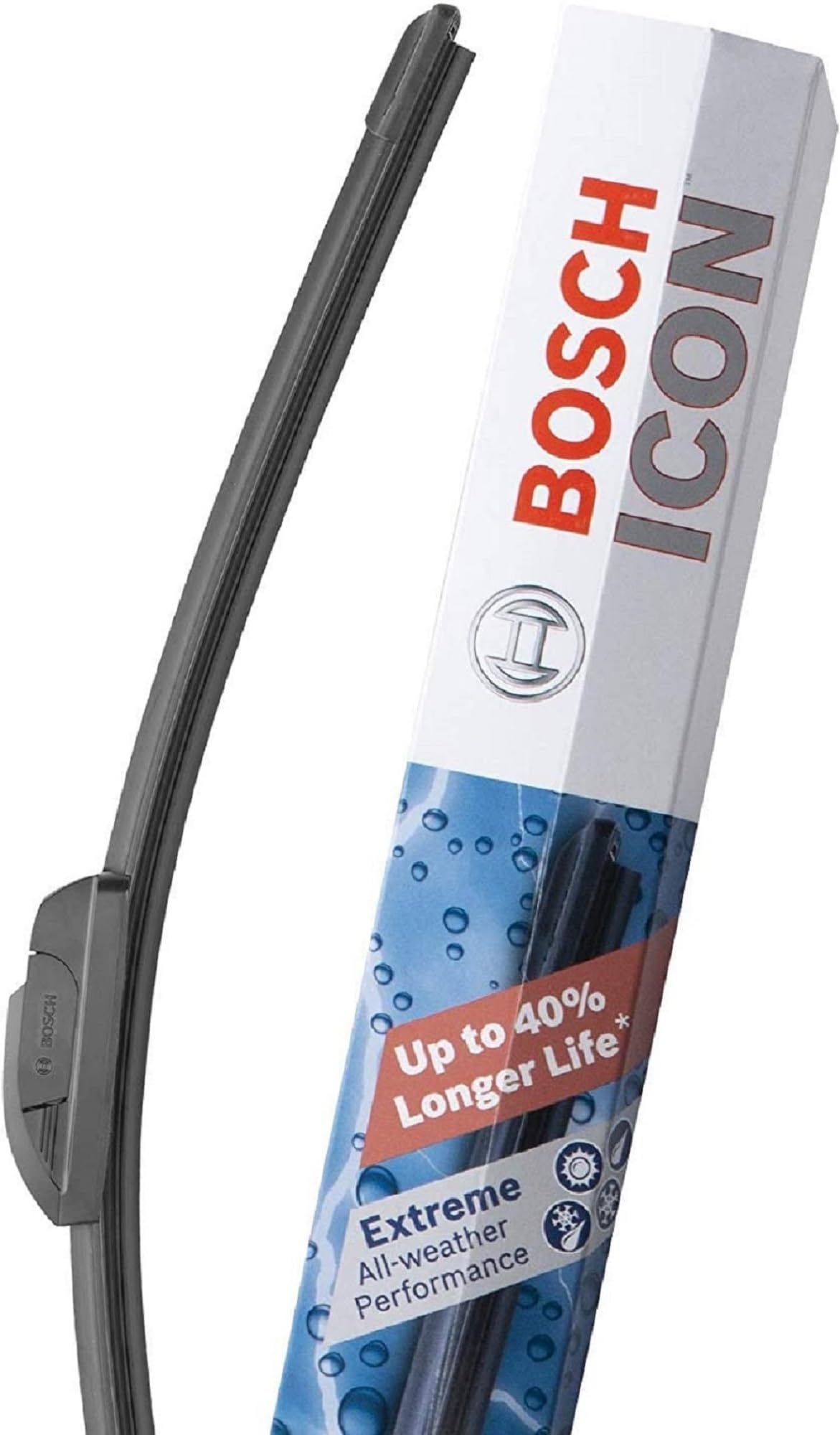 Bosch 22A22B ICON Beam - Limpiaparabrisas para lado del conductor y del pasajero, juego de 2 cuchillas (22A y 22B)