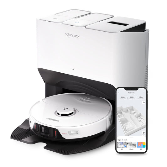 roborock S8 Pro Ultra Robot Aspirador y fregasuelos, Funciones AutomÃ¡ticas de: Vaciado, Lavado, Secado, Limpieza de la Base y Autorrellenado. Reactive 3D, 6000Pa, Alexa