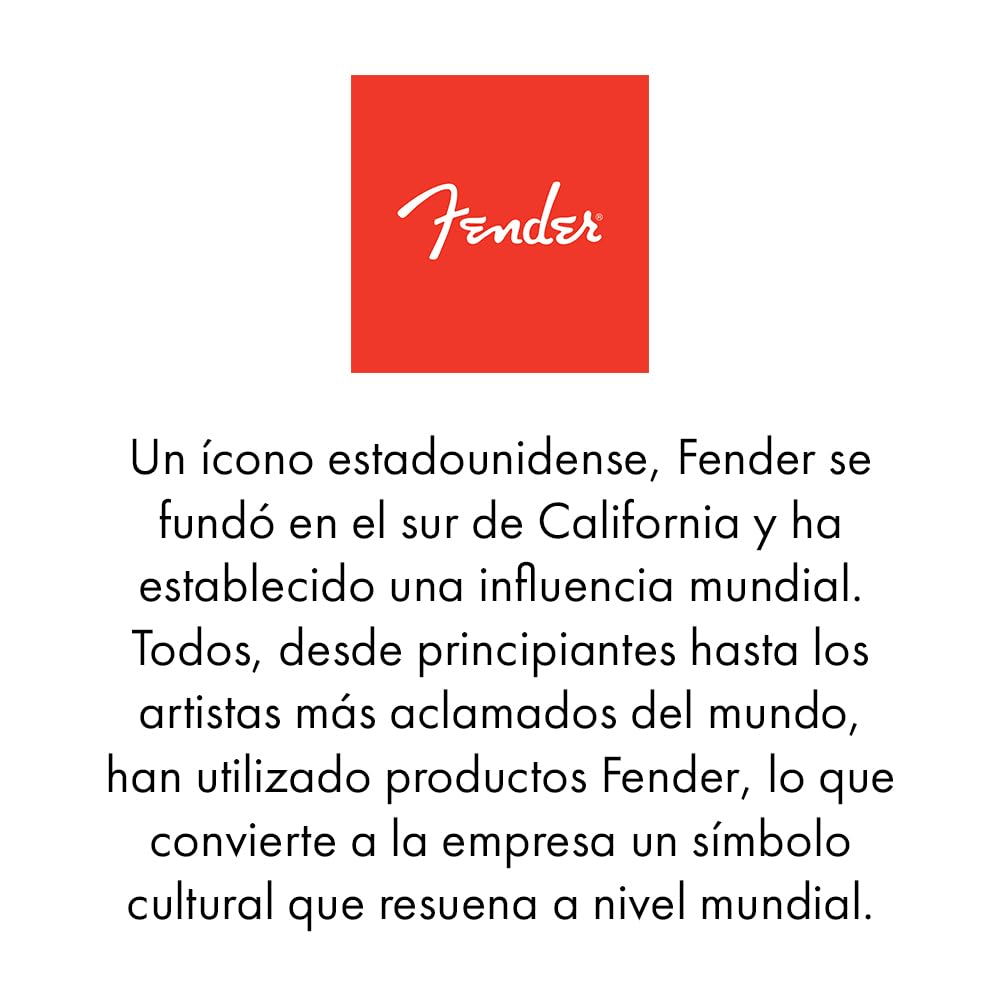 Fender Professional Series Cable de Instrumento para Guitarra, 3m, Recto/Recto, Negro