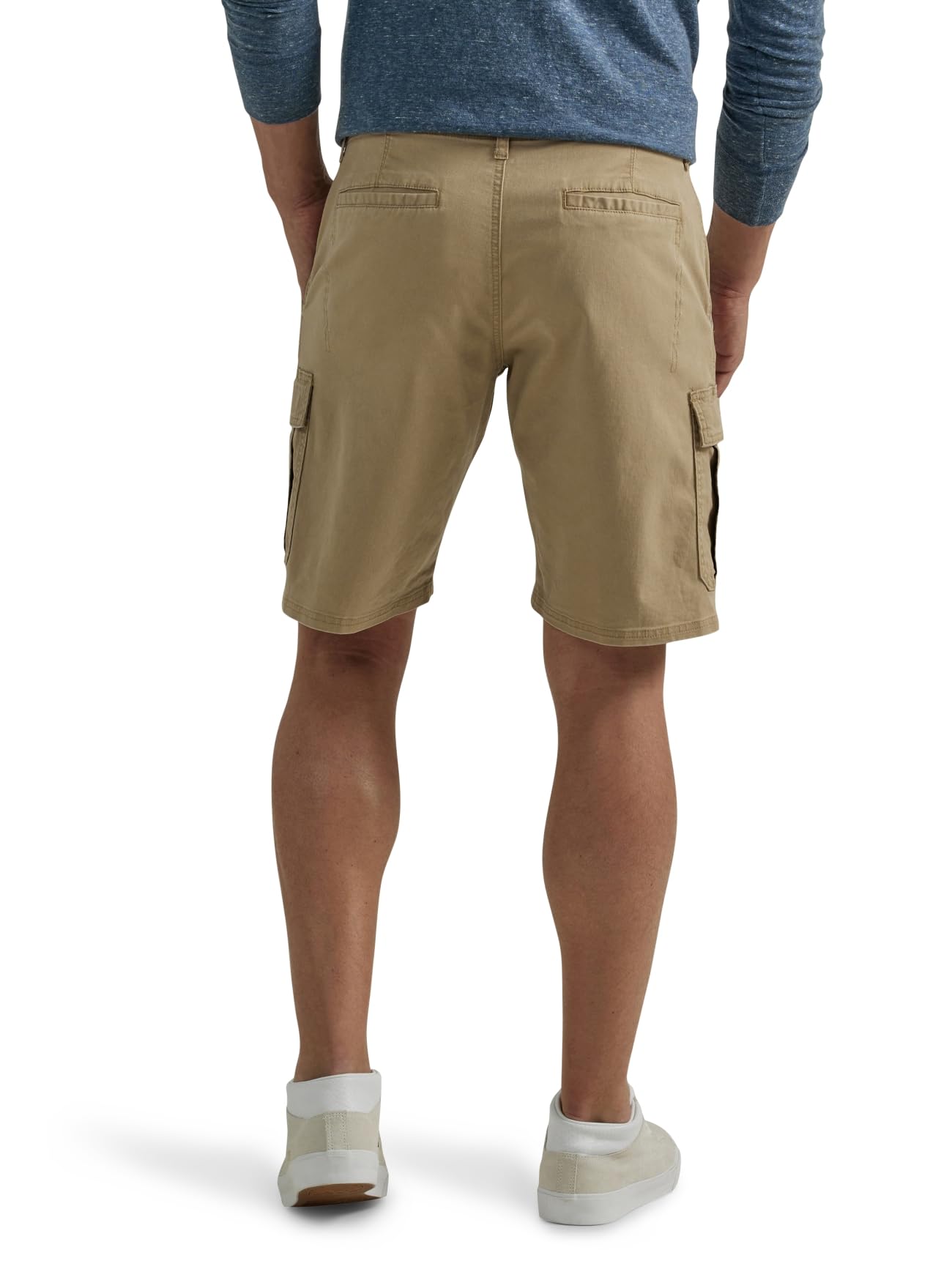 Wrangler Authentics Classic Cargo Stretch Short Pantalones Cortos, Sarga de Grano, 36 para Hombre