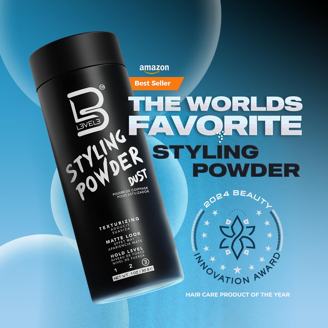 L3VEL3 Styling Powder For Men 1 oz Powder