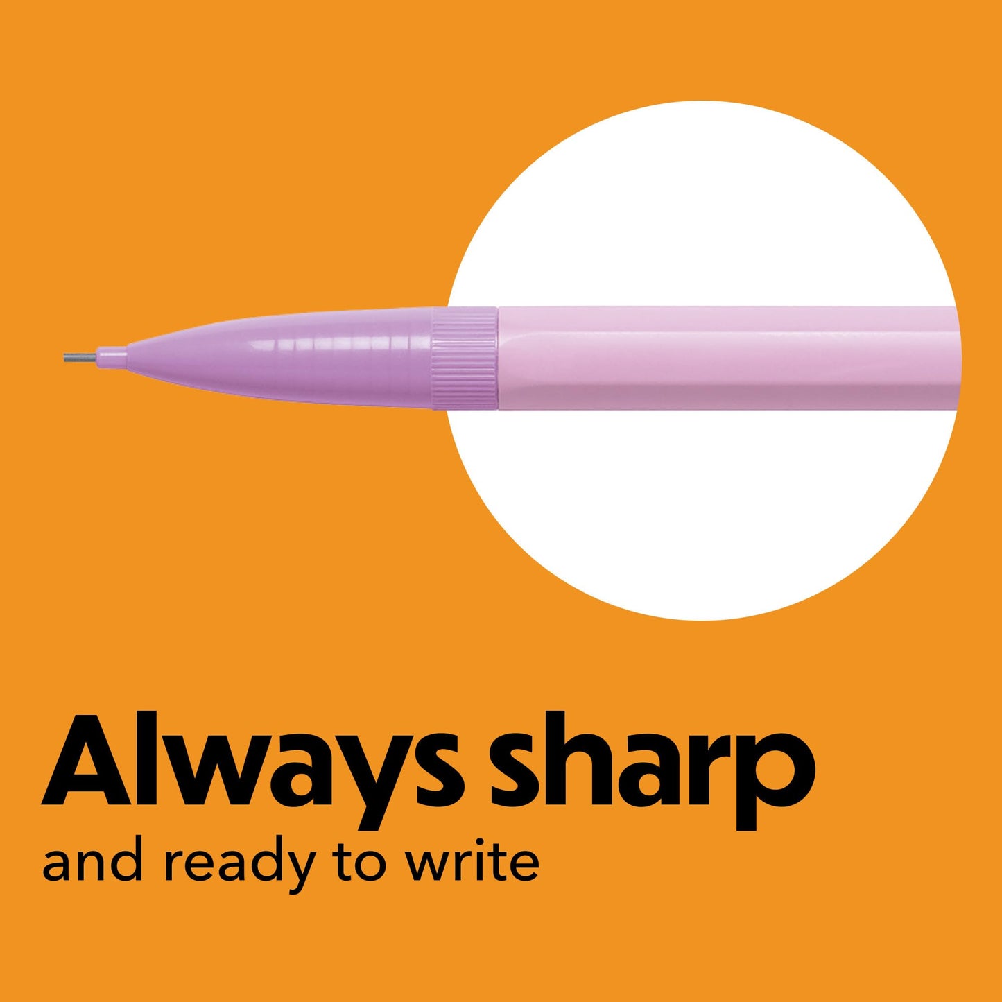 BIC Xtra-Smooth - Portaminas de punta media (0,7 mm), color pastel (40 unidades)