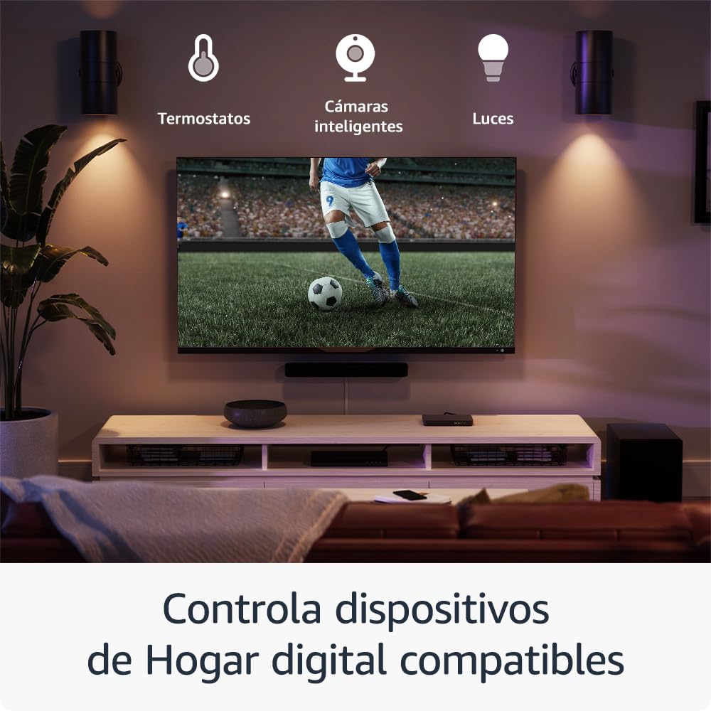 Amazon Fire TV Stick 4K, Dispositivo de streaming compatible con Wi-Fi 6, Dolby Vision, Dolby Atmos y HDR10+